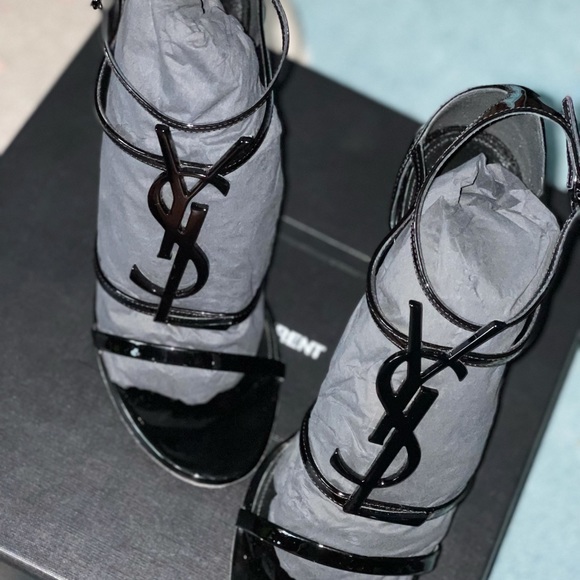Yves Saint Laurent Shoes - Black YSL heels size 9
